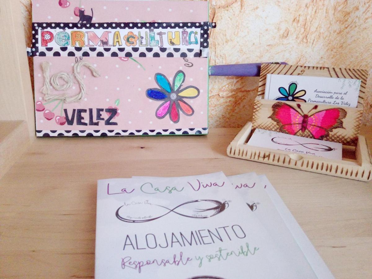 La Casa Viva. Alojamiento Responsable Y Sostenible. Vélez Blanco Kültér fotó